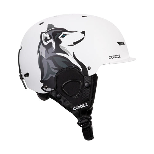 COPOZZ New Unisex Ski Helmet Certificate Half-covered Anti-impact