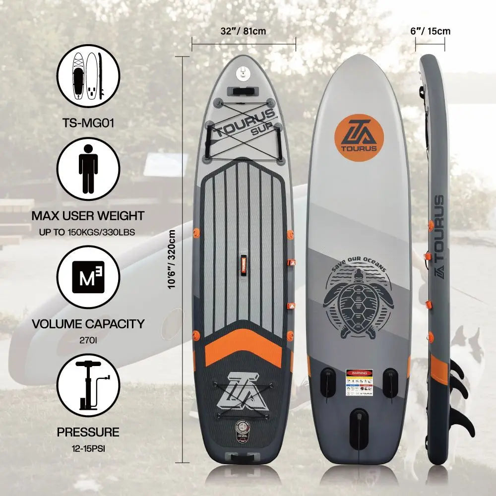TOURUS 2023 new gray style paddle sup boards super quality