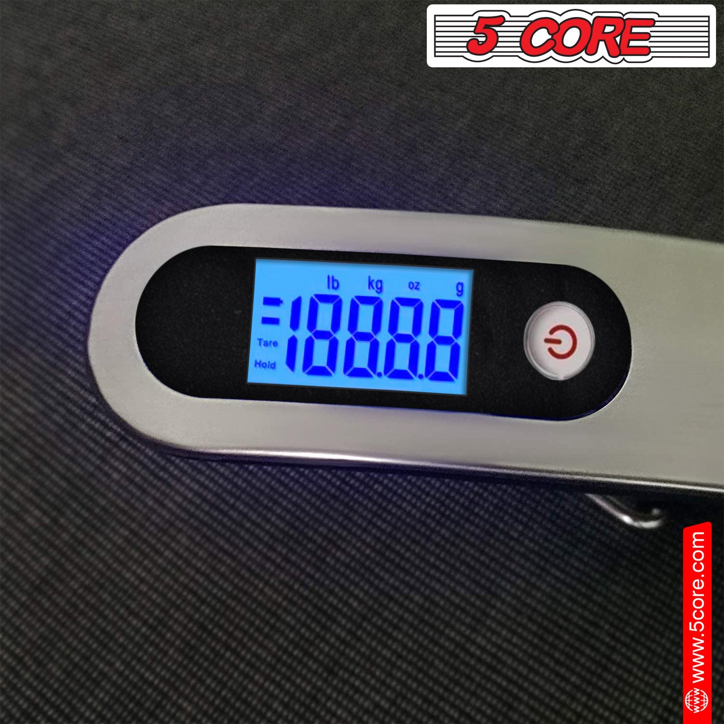 5Core Digital Luggage Scale, Weight Scale, Travel Hanging Baggage