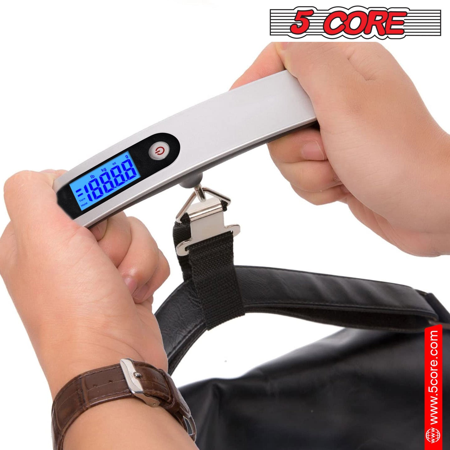 5Core Digital Luggage Scale, Weight Scale, Travel Hanging Baggage