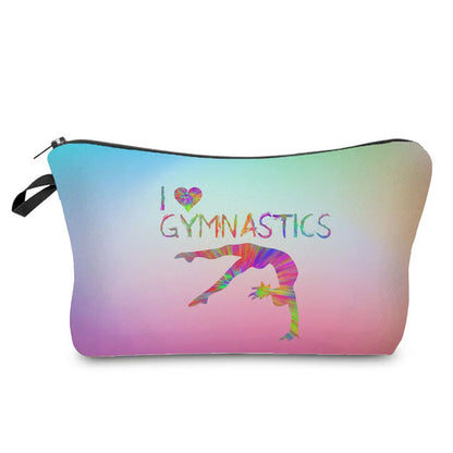 Original Design Rhythmic Gymnastics, Print Cosmetic Bag, Fashion School