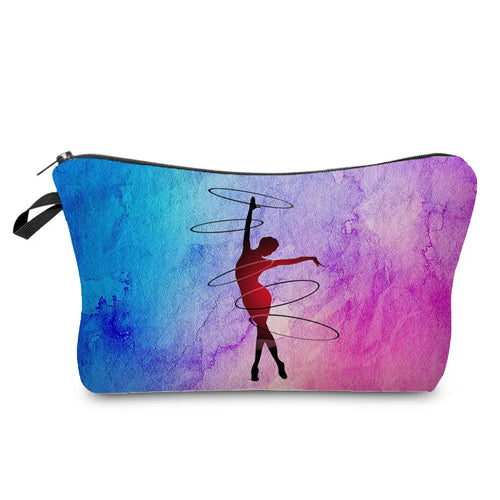 Original Design Rhythmic Gymnastics, Print Cosmetic Bag, Fashion School