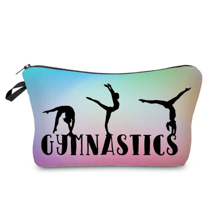 Original Design Rhythmic Gymnastics, Print Cosmetic Bag, Fashion School