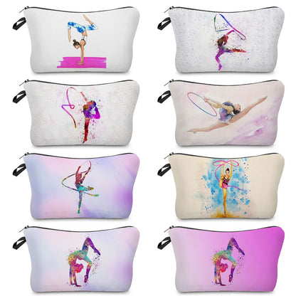 Rhythmic Gymnastics Fashion Print Cosmetic Bag Original School Teacher