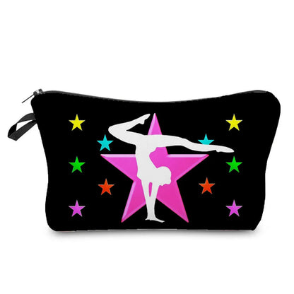 Original Design Rhythmic Gymnastics, Print Cosmetic Bag, Fashion School