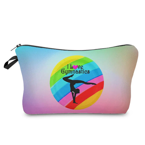 Original Design Rhythmic Gymnastics, Print Cosmetic Bag, Fashion School