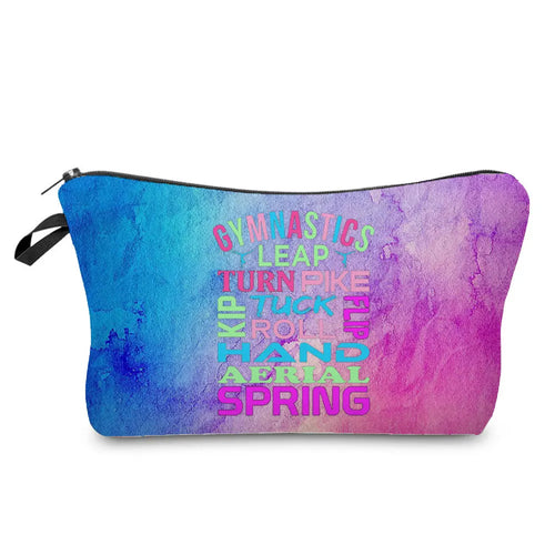 Original Design Rhythmic Gymnastics, Print Cosmetic Bag, Fashion School