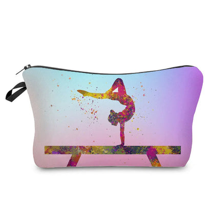 Original Design Rhythmic Gymnastics, Print Cosmetic Bag, Fashion School