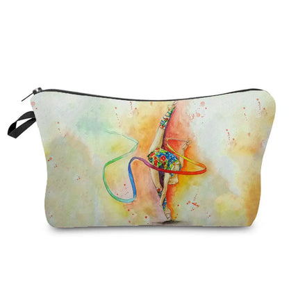 Rhythmic Gymnastics Fashion Print Cosmetic Bag Original School Teacher