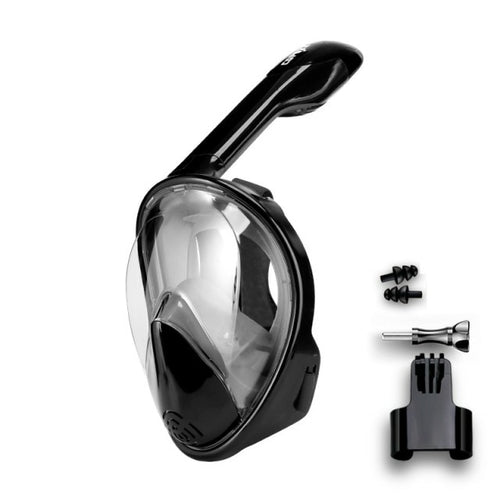 Copozz Full Face Scuba Diving Mask Anti Fog Goggles With Camera Mount