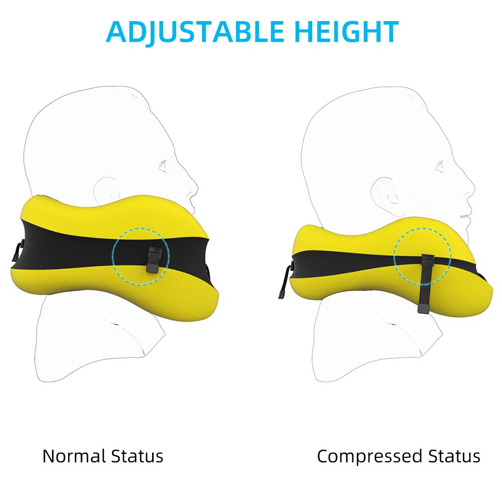 DIDIHOU Adjustable U Shape Travel Pillow Slow