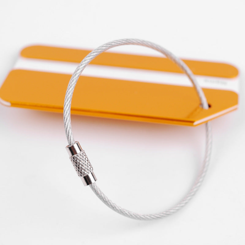 Fashion Metal Travel Luggage Tags, Baggage Name Tags, Suitcase Address