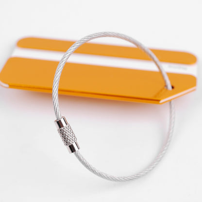 Fashion Metal Travel Luggage Tags, Baggage Name Tags, Suitcase Address