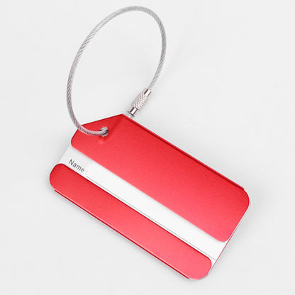 Fashion Metal Travel Luggage Tags, Baggage Name Tags, Suitcase Address