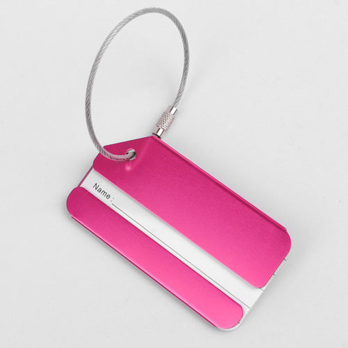 Fashion Metal Travel Luggage Tags, Baggage Name Tags, Suitcase Address