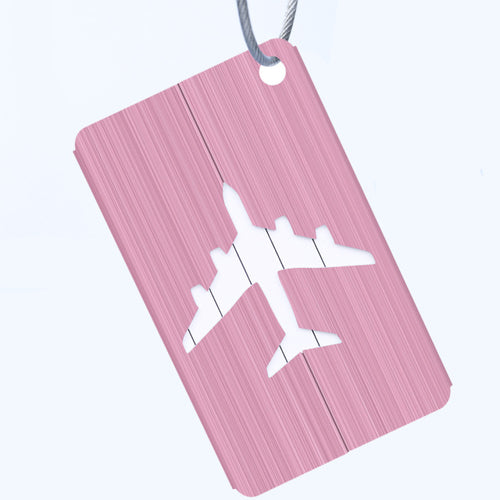 Fashion Metal Travel Luggage Tags, Baggage Name Tags, Suitcase Address