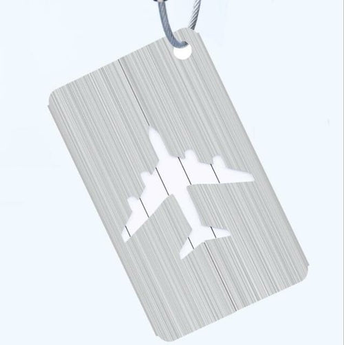 Fashion Metal Travel Luggage Tags, Baggage Name Tags, Suitcase Address