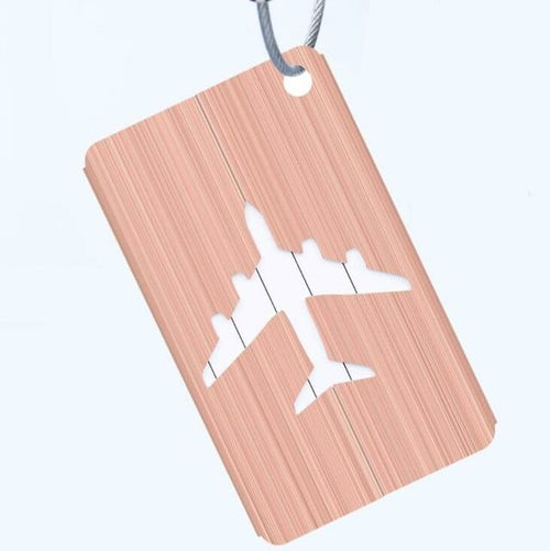 Fashion Metal Travel Luggage Tags, Baggage Name Tags, Suitcase Address