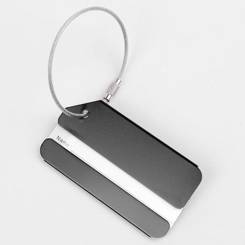 Fashion Metal Travel Luggage Tags, Baggage Name Tags, Suitcase Address