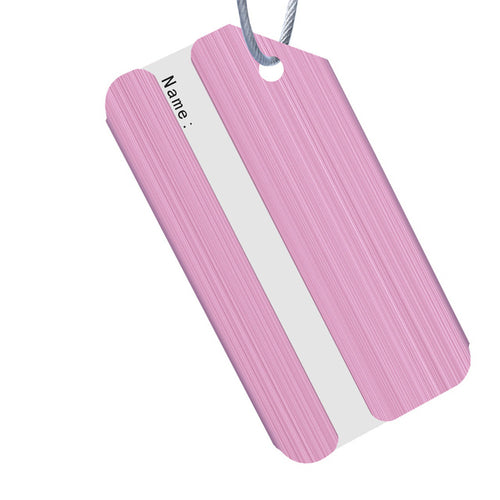 Fashion Metal Travel Luggage Tags, Baggage Name Tags, Suitcase Address