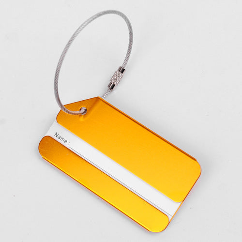 Fashion Metal Travel Luggage Tags, Baggage Name Tags, Suitcase Address