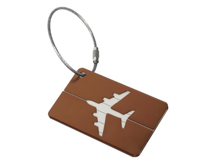 Fashion Metal Travel Luggage Tags, Baggage Name Tags, Suitcase Address