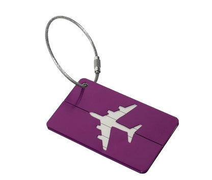 Fashion Metal Travel Luggage Tags, Baggage Name Tags, Suitcase Address