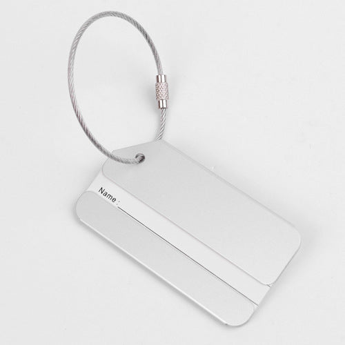 Fashion Metal Travel Luggage Tags, Baggage Name Tags, Suitcase Address