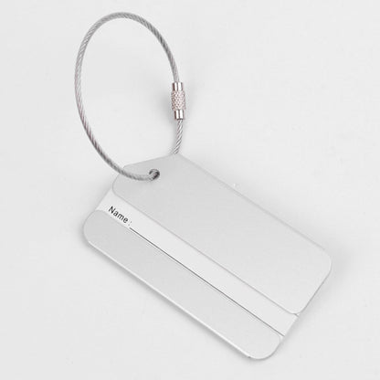 Fashion Metal Travel Luggage Tags, Baggage Name Tags, Suitcase Address