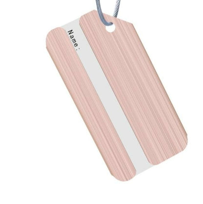 Fashion Metal Travel Luggage Tags, Baggage Name Tags, Suitcase Address