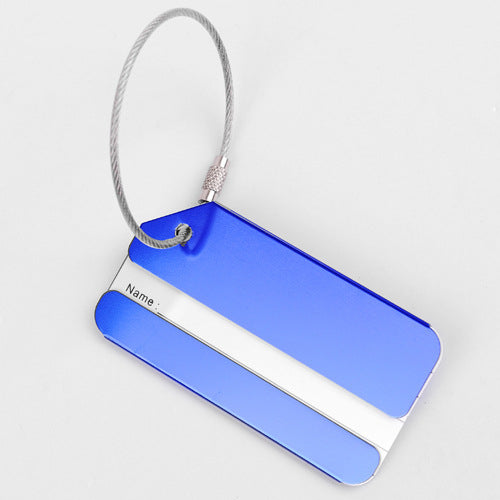 Fashion Metal Travel Luggage Tags, Baggage Name Tags, Suitcase Address
