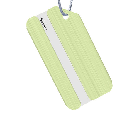 Fashion Metal Travel Luggage Tags, Baggage Name Tags, Suitcase Address