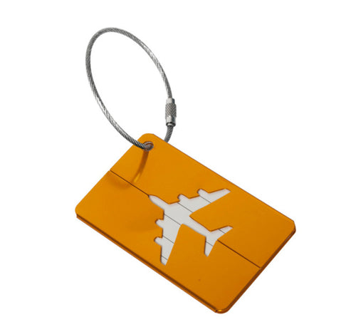 Fashion Metal Travel Luggage Tags, Baggage Name Tags, Suitcase Address