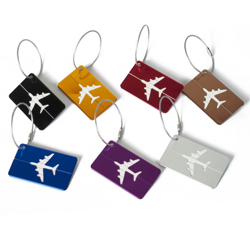 Fashion Metal Travel Luggage Tags, Baggage Name Tags, Suitcase Address
