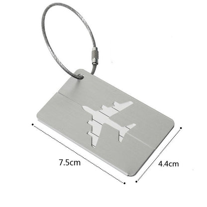 Fashion Metal Travel Luggage Tags, Baggage Name Tags, Suitcase Address