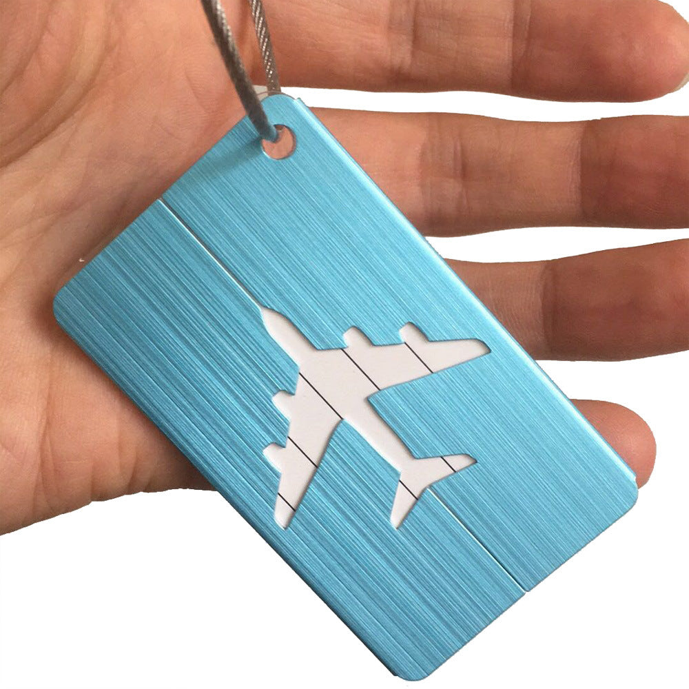 Fashion Metal Travel Luggage Tags, Baggage Name Tags, Suitcase Address