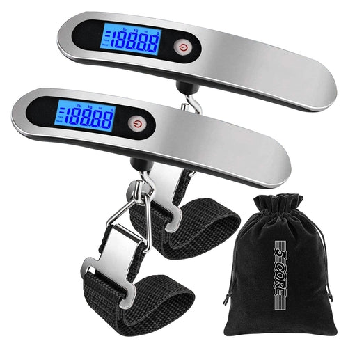 5Core Digital Luggage Scale, Weight Scale, Travel Hanging Baggage