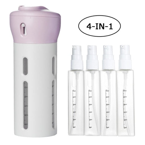 Portable Travel Cosmetic Bottles Set 4 In 1