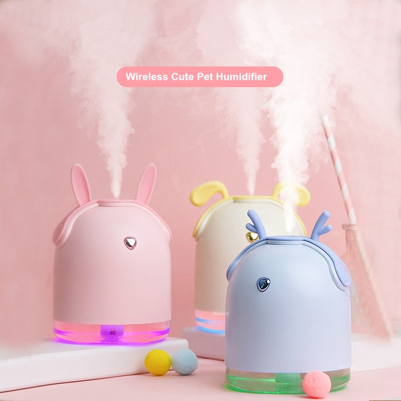 Portable Travel Ultrasonic Air Humidifier 2000mAh