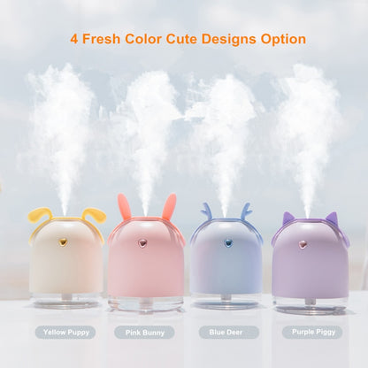 Portable Travel Ultrasonic Air Humidifier 2000mAh