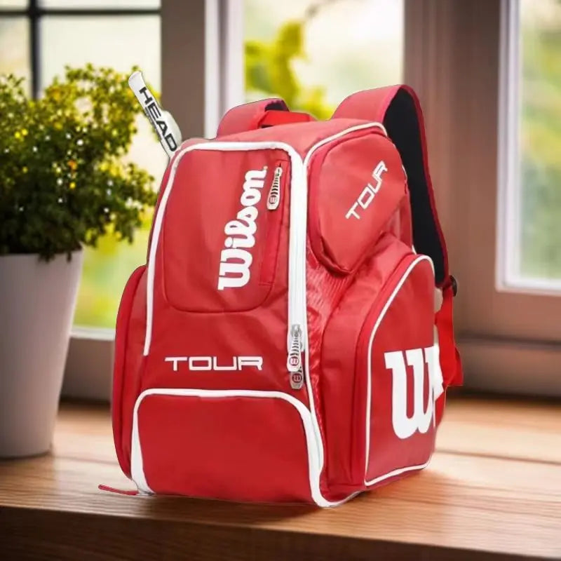 Wilson Tennis Bag Holds 2 Tennis Rackets Tennis Backpack Daily