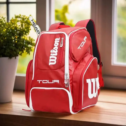 Wilson Tennis Bag Holds 2 Tennis Rackets Tennis Backpack Daily