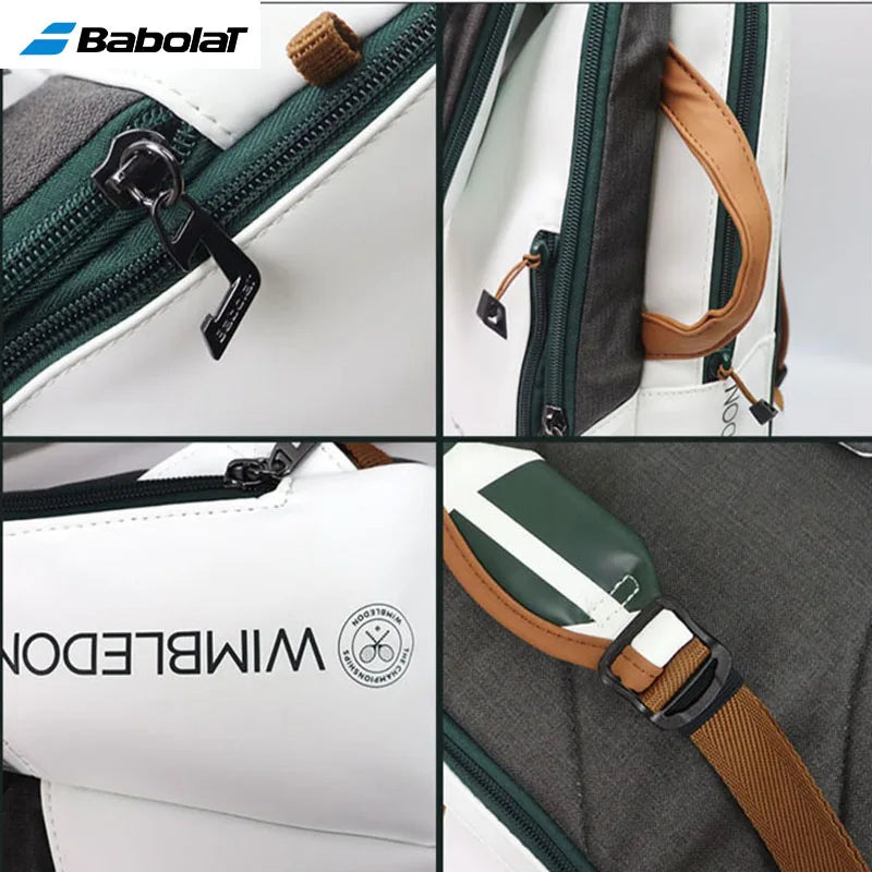 Genuine Babolat Tennis Backpack, Pure Wimbledon, Co-branding Tennis