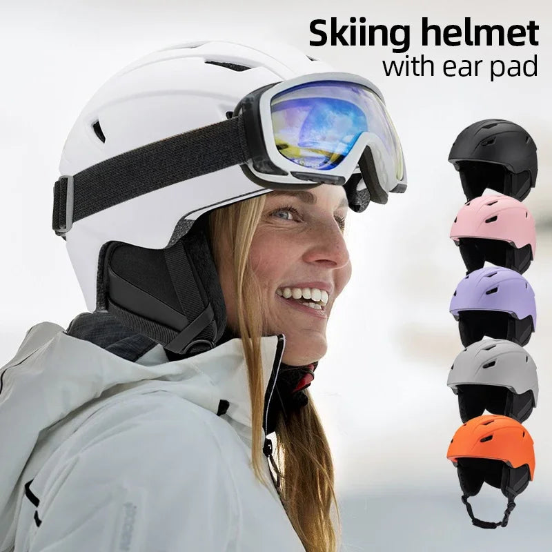 Winter Ski Helmet for Snowboard Skating Thermal Men's Skiing Helmets