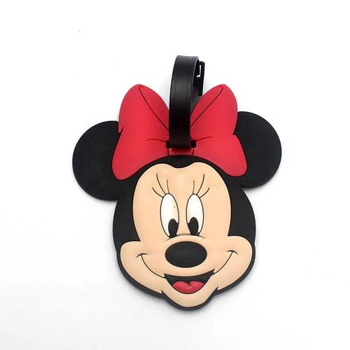 Disney Mikey Mouse Travel Accessories Luggage Tag Silica Gel Suitcase