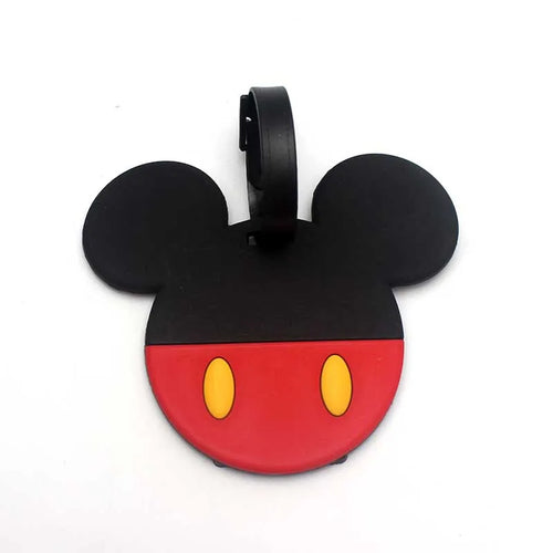 Disney Mikey Mouse Travel Accessories Luggage Tag Silica Gel Suitcase