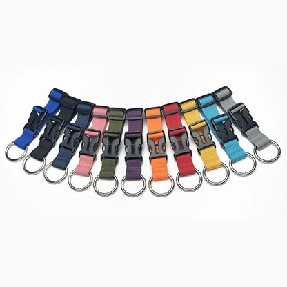 Luggage Straps For Suitcases Metal Spring Clip Nylon Adjustable