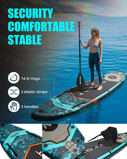 Myboat Waterproof  Extra Wide Inflatable Paddle Board