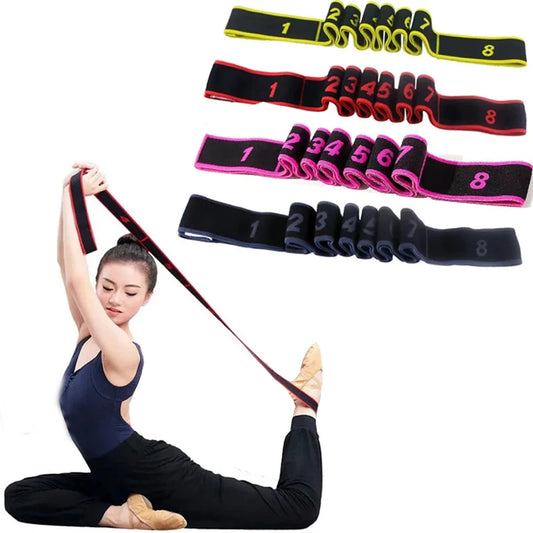 Yoga Elastic Stretch Belt, jooganauha, venyttelynauha