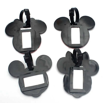 Disney Mikey Mouse Travel Accessories Luggage Tag Silica Gel Suitcase